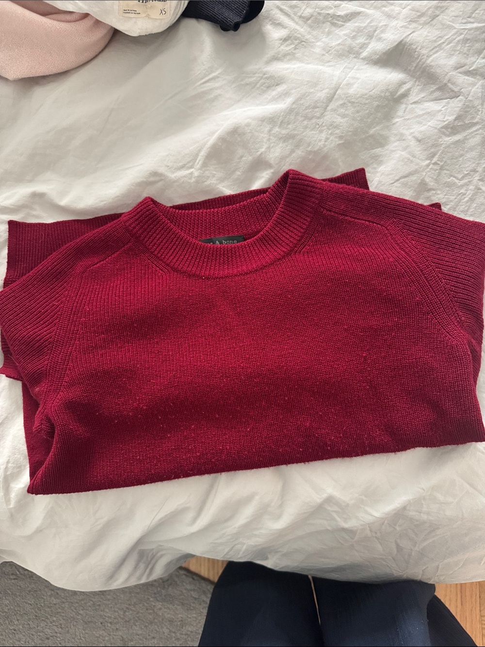 rag & bone Deep Red Knit Sweater